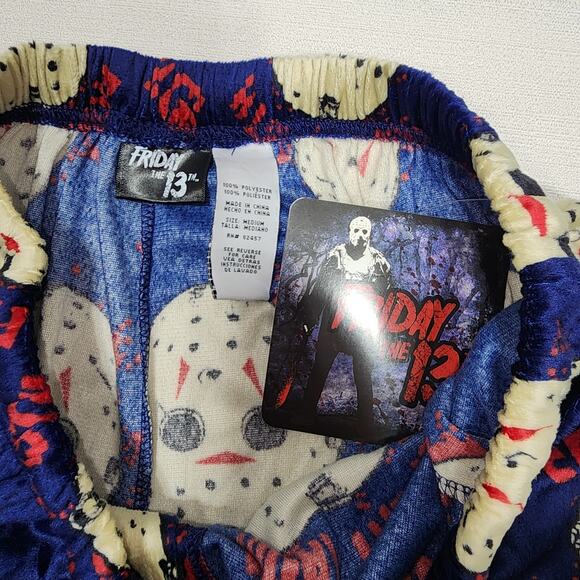 Friday The 13th men's pajamas size medium NWT - Picture 4 of 8